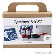 Artikelbild des Artikels “Cyanotypie Starter Set, Werkzeuge für Sonnendrucke “