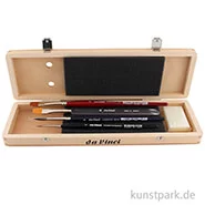 Artikelbild des Artikels “da Vinci Aquarellset mit 4 Pinseln im Holzkasten, Zubehör “
