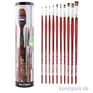 Artikelbild des Artikels “da Vinci COLLEGE Geschenkdose - Set mit 10 Pinseln, Flach + Rund “