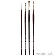 Artikelbild des Artikels “da Vinci Pinselset GRIGIO 4 Pinsel für Öl- und Acrylmalerei “