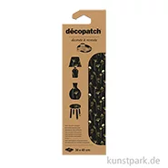 Artikelbild des Artikels “DECOPATCH Papier 888 Blumen Gold-Schwarz, 3 Stück “