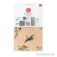Artikelbild des Artikels “Decoupage Papier - Jardin Japonais, Kraniche, 3 Stück “