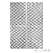 Artikelbild des Artikels “Decoupage Papier - Metallisch Silber Zickzack, 3 Stück “