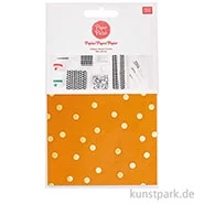 Artikelbild des Artikels “Decoupage Papier - Punkte Senfgelb, 3 Stück “