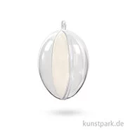 Artikelbild des Artikels “Deko-Ei aus Kunststoff, zweiteilig 6,3 cm - 5 Stück“