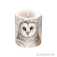 Artikelbild des Artikels “Deko Kerze - Emma, Winter Eule, Höhe 11 cm “