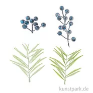 Artikelbild des Artikels “Deko-Set Schlehenbeeren, Blau Grün, 4-teilig “