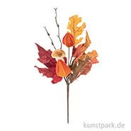 Artikelbild des Artikels “Deko-Zweig mit Pilz, Herbst, Orange Gelb, 30 cm “