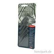 Artikelbild des Artikels “Derwent CHARCOAL, 6 gepresste Kohlestäbe mit 3 verschiedenen Härten “