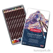 Artikelbild des Artikels “Derwent COLOURSOFT, 12 weiche Farbstifte im Metalletui “