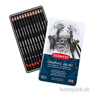 Artikelbild des Artikels “Derwent GRAPHIC Designer 12 Bleistifte im Metalletui, Härte 6B bis 4H “