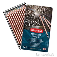 Artikelbild des Artikels “Derwent METALLIC - 12 Farbstifte im Metalletui “
