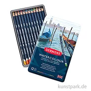 Artikelbild des Artikels “Derwent WATERCOLOUR, 12 Aquarellstifte im Metalletui “