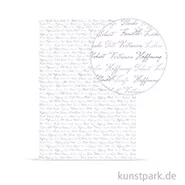 Artikelbild des Artikels “Designkarton Meine Taufe - Mädchen Schriften, DIN A4, 200 g “