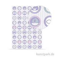 Artikelbild des Artikels “Designkarton Meine Taufe - Mädchen Symbole, DIN A4, 200 g “