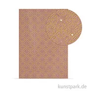 Artikelbild des Artikels “Designkarton Selection - Ornamente roségold, DIN A4, 250 g “