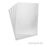 Artikelbild des Artikels “Designkarton Silber - Liebe, Glaube, Hoffnung, DIN A4, 5 Blatt, 200g “