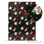 Artikelbild des Artikels “Designkarton Skull - Rose, DIN A4, 200g “