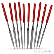 Artikelbild des Artikels “Diamantsteinfeilen 10er-Set, gerade mit Plastikgriff, Profiqualität “