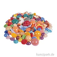 Artikelbild des Artikels “Diamond Glas Mosaiksteine, Rund, Bunt, 0,6-1,2 cm, 180g “