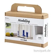 Artikelbild des Artikels “DIY Bastelset - Kerzenhalter Modellieren, Blau “