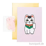 Artikelbild des Artikels “DIY Card - Jardin Japonais, Winkekatze “