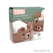 Artikelbild des Artikels “DIY Häkelset - Körbe häkeln, Bärenmotiv “