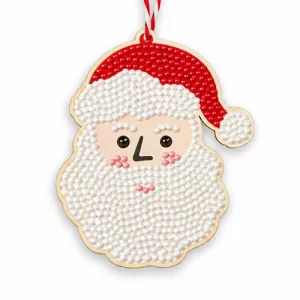 Artikelbild des Artikels “DIY-Set - Diamond Painting, Anhänger Weihnachtsmann, 9 x 11 x 0,2 cm “