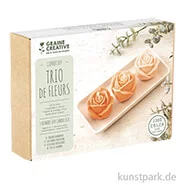 Artikelbild des Artikels “DIY Set - Kerzen Blumen Trio mit Keramikschale “