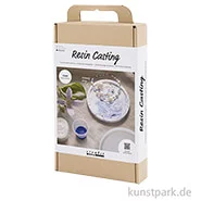 Artikelbild des Artikels “DIY Set - Tablett Gießen mit Marmorierung, Blau, Weiß “
