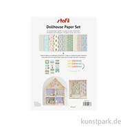 Artikelbild des Artikels “Dollhouse Paper Set, Puppenhaus Tapeten, A4, 10 Blatt “