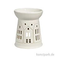 Artikelbild des Artikels “Duftlampe Haus Dekor aus Porzellan, Weiß, 10 x 12 x 10 cm “