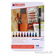 Artikelbild des Artikels “edding 1300 Colourpen Set, Metallschachtel mit 10 Farben “