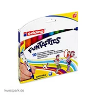 Artikelbild des Artikels “edding 14 FUNTASTICS Kinder-Fasermaler Set mit 10 Farben “