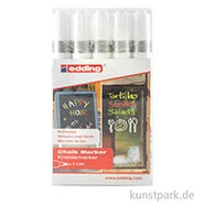Artikelbild des Artikels “edding 4095 Kreide-Marker Set weiß, Etui mit 5 Markern “