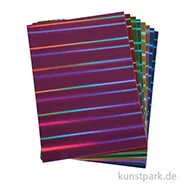 Artikelbild des Artikels “Effektpapier Hologramm Mix - DIN A4, Bunt, 250g, 8 Farben, 8 Blatt “