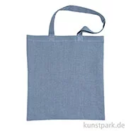Artikelbild des Artikels “Einkaufstasche aus Baumwolle, Taubenblau, 38 x 42 cm “