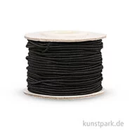 Artikelbild des Artikels “Elastisches Gummiband - Dicke 1 mm, 25 m Schwarz“