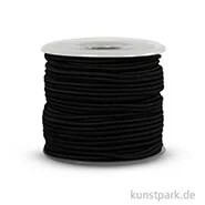 Artikelbild des Artikels “Elastisches Gummiband - Dicke 2 mm, 25 m Schwarz“