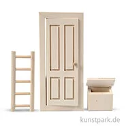 Artikelbild des Artikels “Wichtelmöbel aus Holz, Größe 8x18 cm, 3 Stück sortiert “