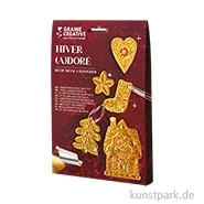 Artikelbild des Artikels “Embossing Bastelset zum Metall prägen - Weihnachtsanhänger “