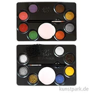 Artikelbild des Artikels “Eulenspiegel 12 Farben Profi-Schminkpalette mit Anleitung “