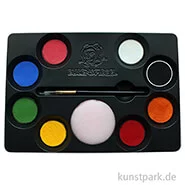 Artikelbild des Artikels “Eulenspiegel Familien Schmink-Palette mit 8 Farben und Zubehör “