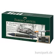 Artikelbild des Artikels “Faber-Castell ALBRECHT DÜRER, 5 Aquarellmarker als Grautöne-Set “