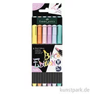 Artikelbild des Artikels “Faber-Castell Brush Pens 6er Set - Pastell, Black Edition “