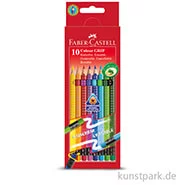 Artikelbild des Artikels “Faber-Castell COLOUR GRIP, 10 radierbare Buntstifte im Kartonetui “
