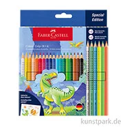 Artikelbild des Artikels “Faber-Castell COLOUR GRIP Buntstifte, 18+6 Kartonetui, Dino “