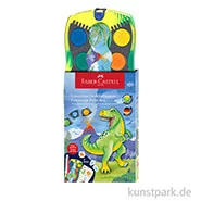 Artikelbild des Artikels “Faber-Castell CONNECTOR Farbkasten, 12 Farben mit Deckweiß, Dino “