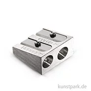 Artikelbild des Artikels “Faber-Castell Doppelspitzer aus Metall für Farb-und Kreidestifte “