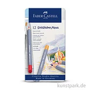 Artikelbild des Artikels “Faber-Castell GOLDFABER Aqua, 12 Aquarellstifte im Metalletui “